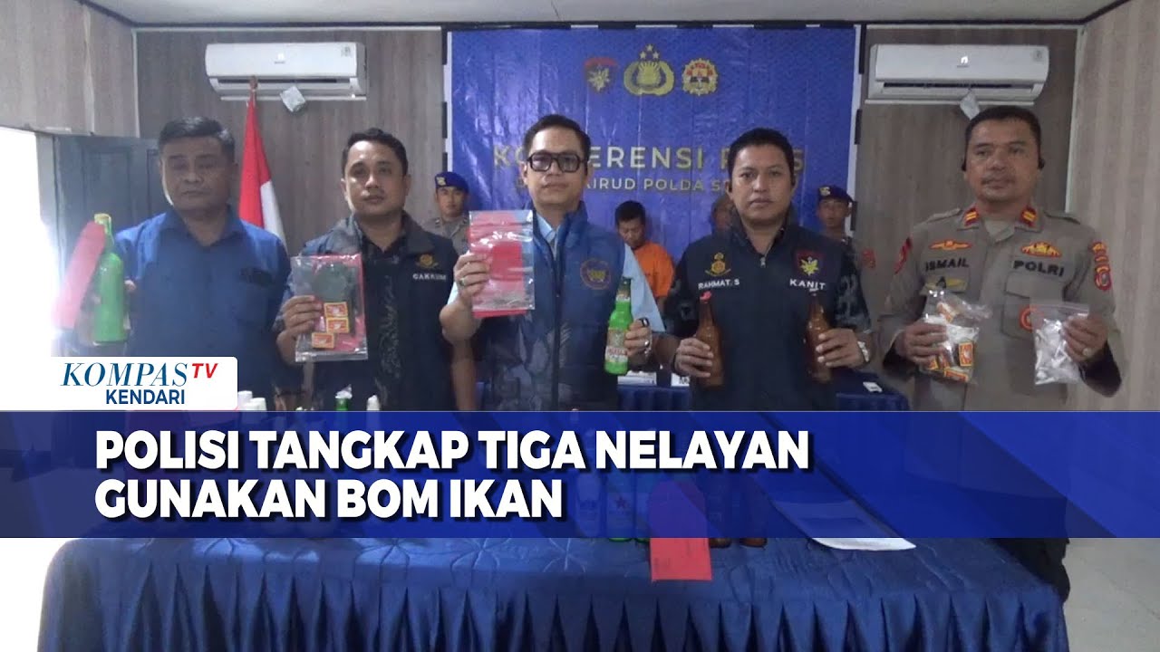 Polisi Tangkap Tiga Nelayan Gunakan Bom Ikan