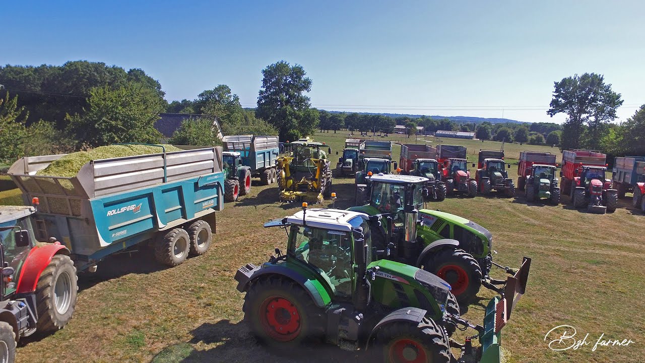 Ensilage/ 3X John deere / 8600,8400,7450 ( ETA FEUDE / GAEC DES FONTAINES )