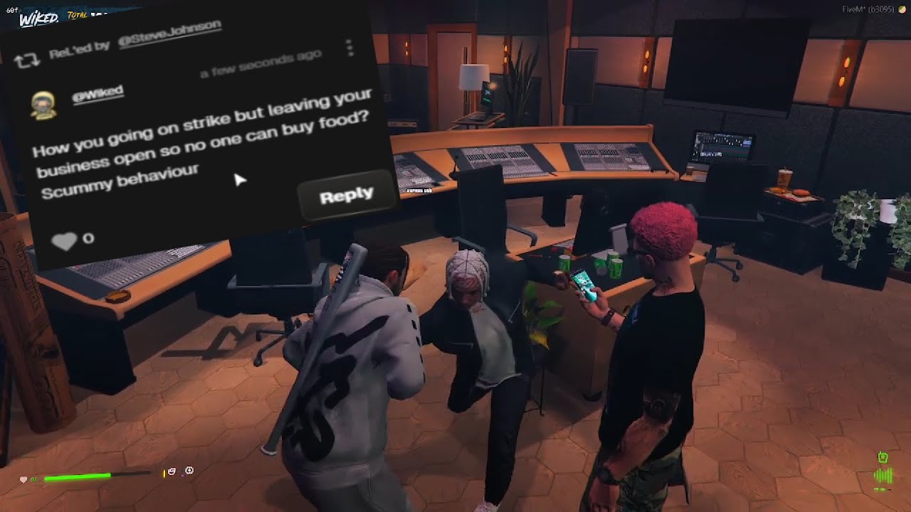 Mr K Fires Wiked from WuChang and Kills him after Disrespecting him on Twitter | Prodigy RP 2.0