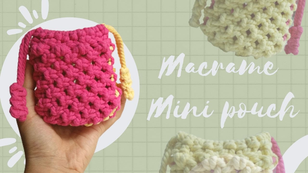 Macrame Mini Pouch | Macramaria