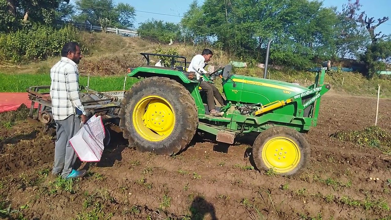 Potato cultivation machine  working in India # food  