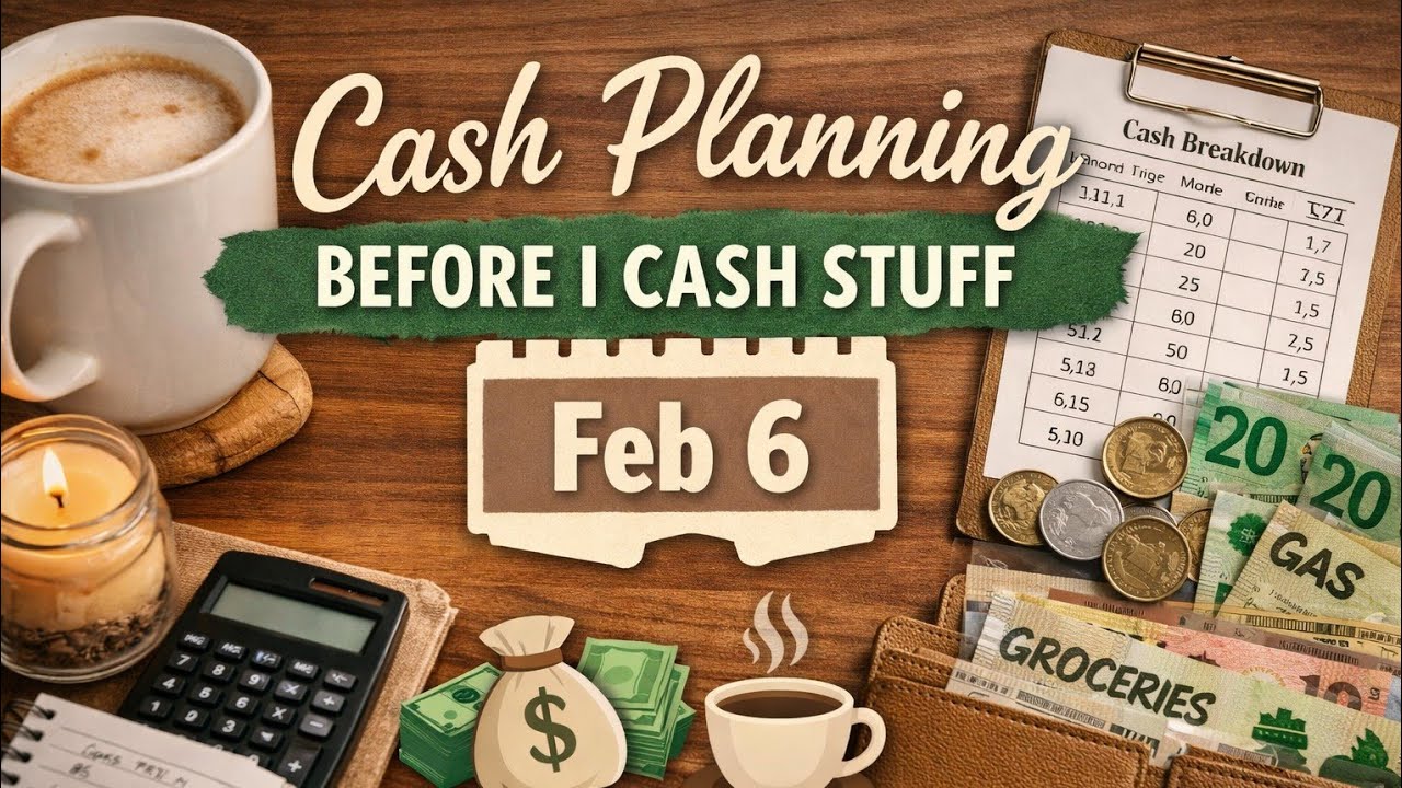 Cash Planning - Feb 6 Paycheck| Tracking My Expenses💸 | Ep.139🍀