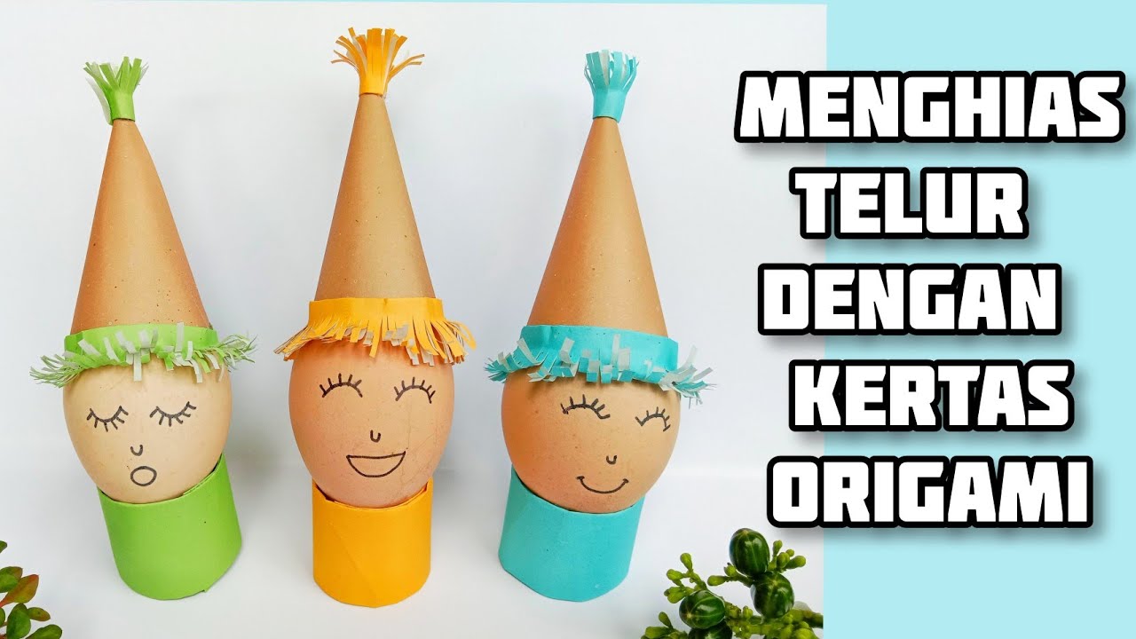 Menghias Telur Mudah | Cara Membuat Telur Hias