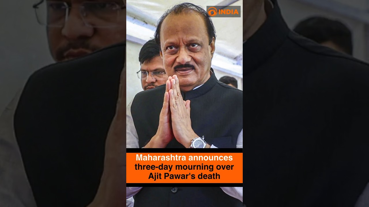 Maharashtra announces three-day mourning over Ajit Pawar's death