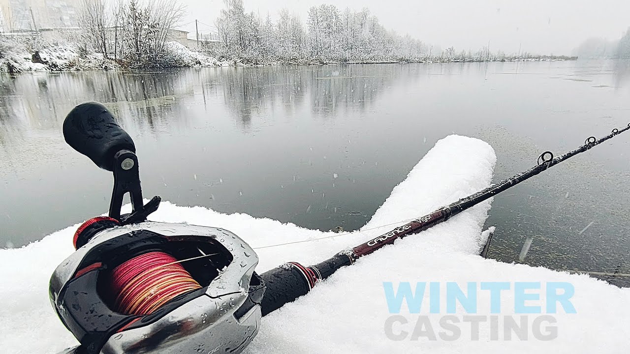 Поставил на кастинг VIGOR катушку Shimano Scorpion DC с электронными тормозами. Рыбалка зимой.