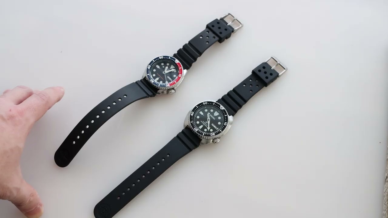 Обзор ремешка Uncle Strap - FKM GL-831 из резины для дайвинга (22 мм) / Сравнение