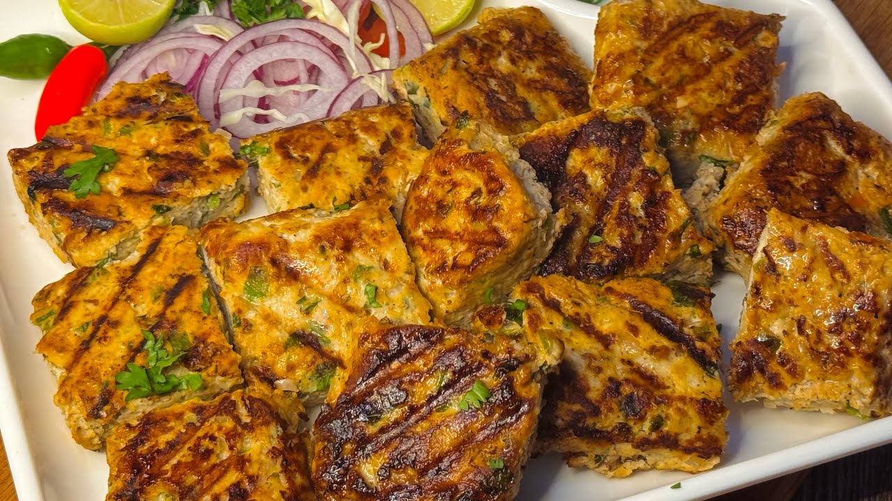 Самый сочный рецепт куриного решми-кебаба | Здоровый куриный Решми Кабаб | Ресторан Стиль Кабаб