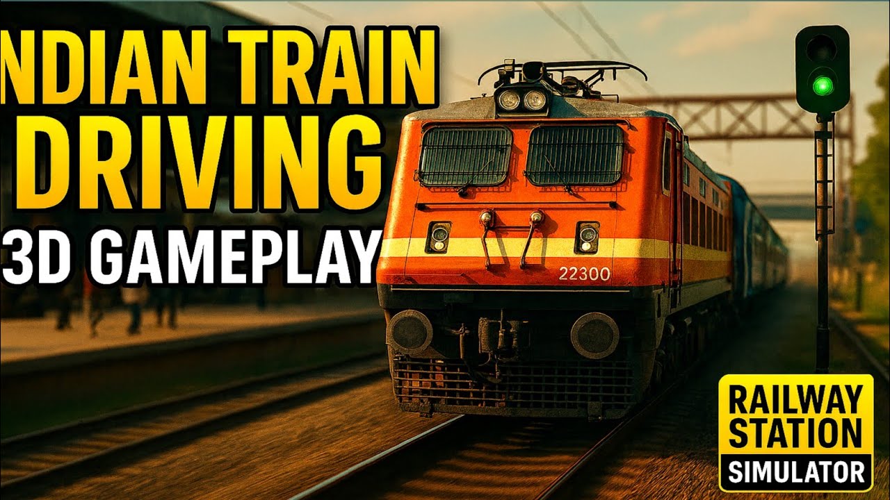 Indian Train Driving Games 3D &ndash; Railway Station Train Simulator | game mix infinity #three