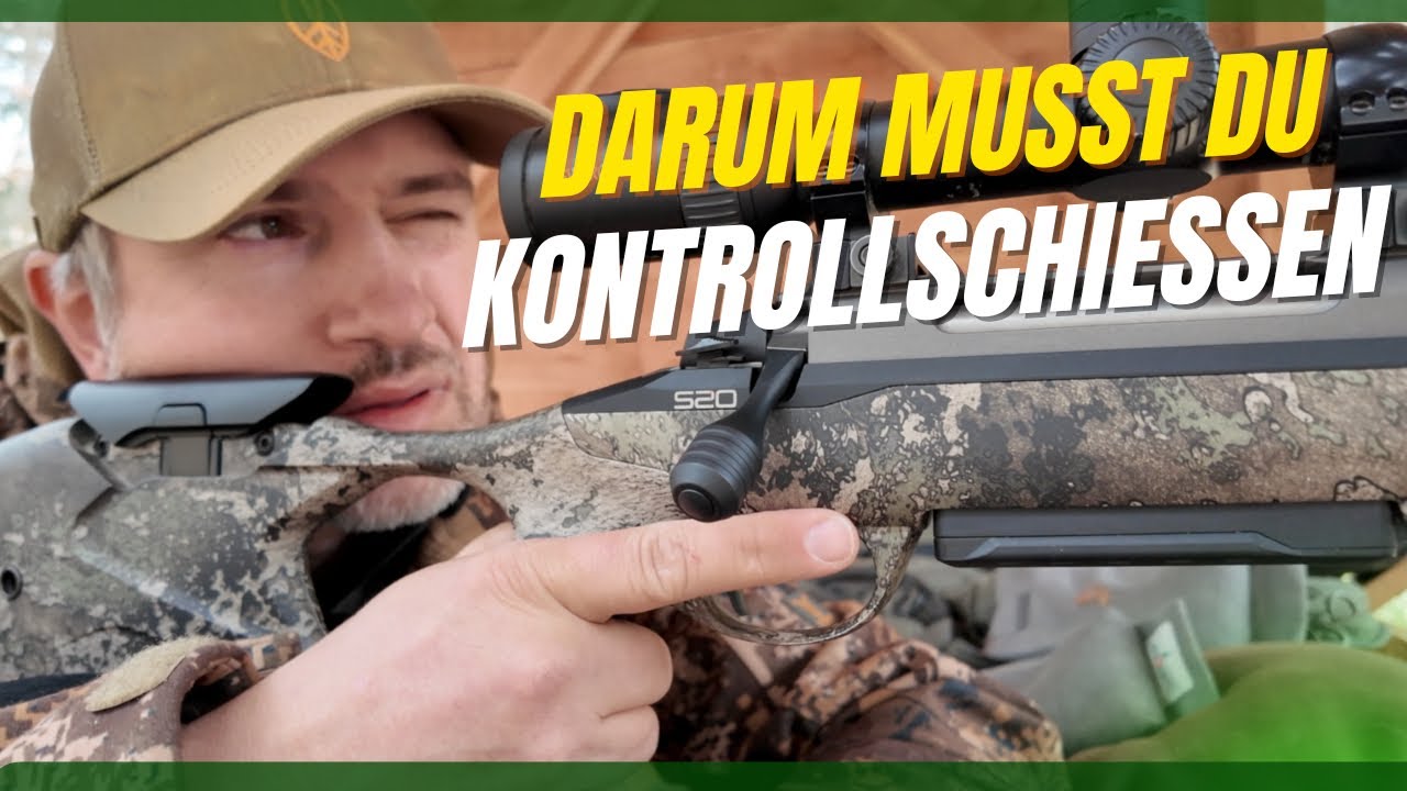 Wichtig vor Jagdbeginn! Kontrollschie&szlig;en! Die Sako trifft perfekt, aber die Savage...