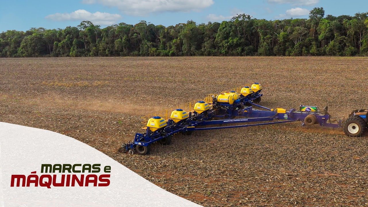 Conheça a plantadeira USAP com 72 linhas da Tatu Marchesan