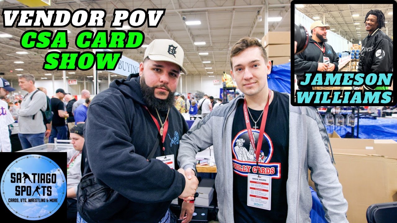 DEALER POV at Day 2 of the Chantilly Card Show !