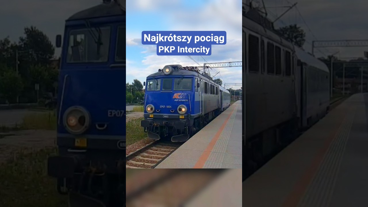 🚂Najkr&oacute;tszy pociąg PKP Intercity # #kolej #pociągi #railway #trainspotting #pkp #