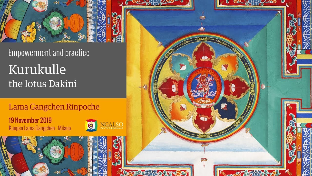 Iniziazione e pratica di Kurukulle la dakini del loto con Lama Gangchen Rinpoche