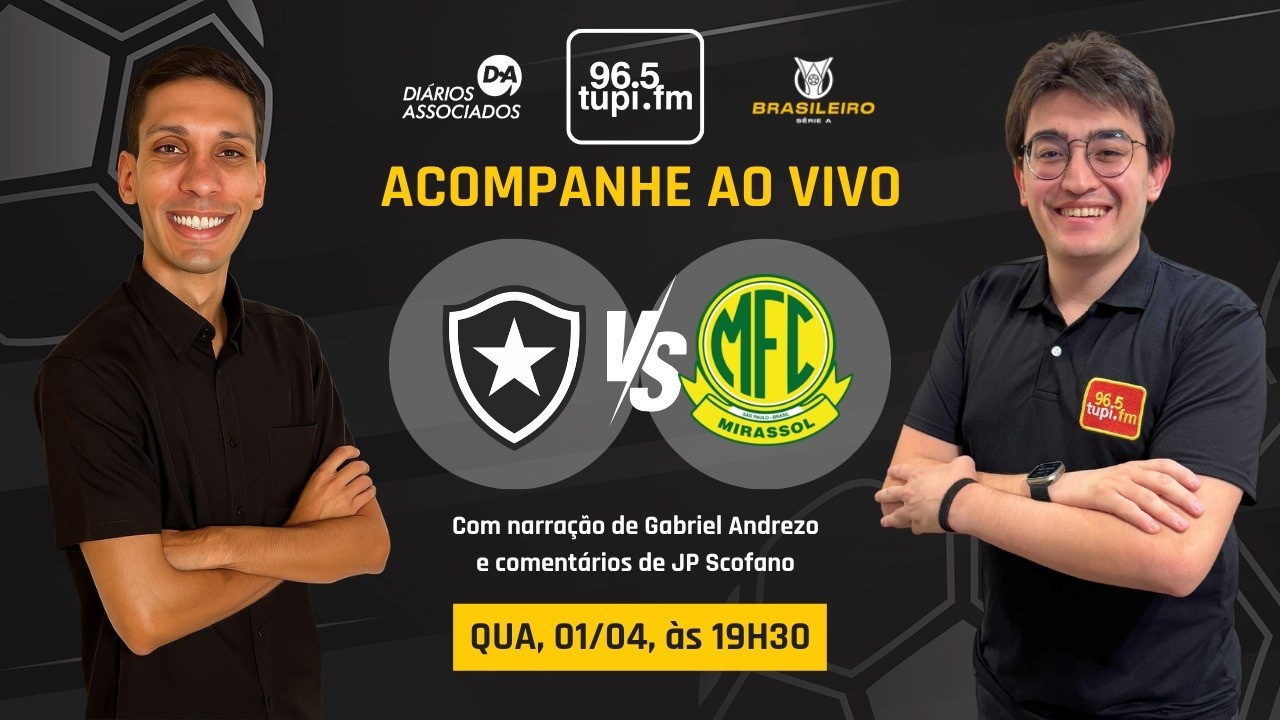 AO VIVO: BOTAFOGO 3 X 2 MIRASSOL | CAMPEONATO BRASILEIRO | 9&ordf; RODADA