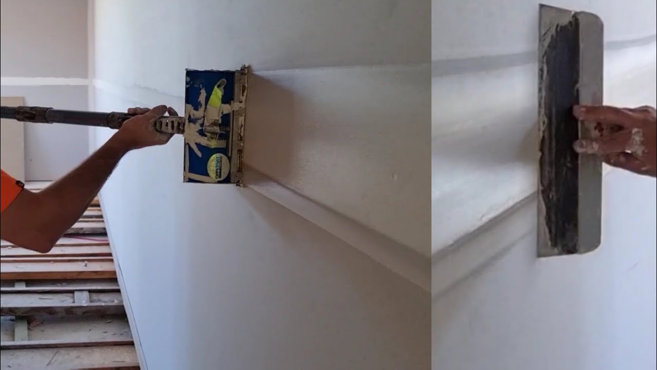 Skim Coat a House in 30 Minutes with a Drywall Flat Finishing Box