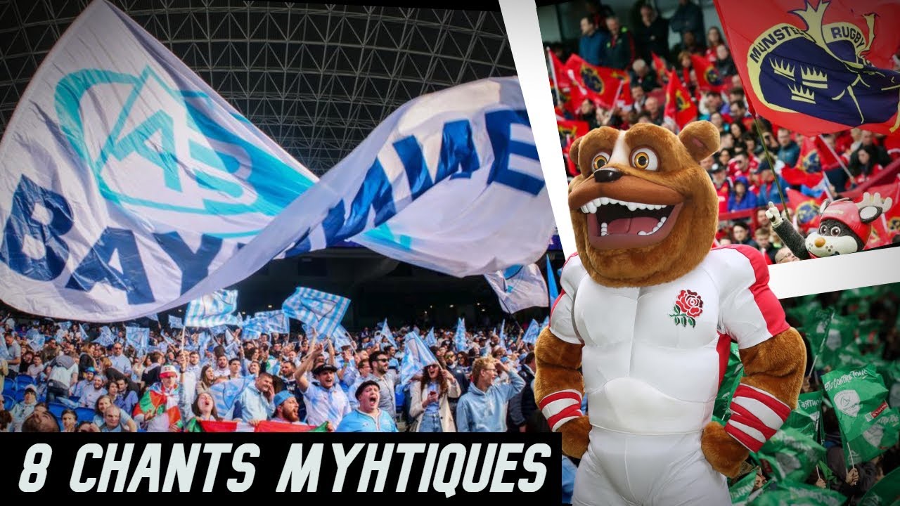 8 Chants Mythiques du Rugby qui font vibrer les Stades ! #rugby #top14 #6nations