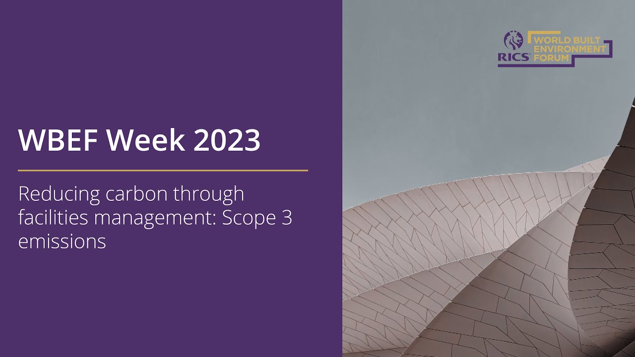 Reducing carbon through facilities management: Scope 3 emissions