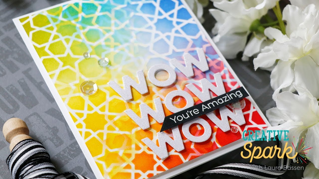 Creative Spark with Laura Bassen: Creating an Ink Blended Background