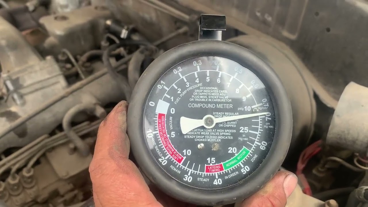 Bomba de vacío para freno medición de succión de camioneta diesel