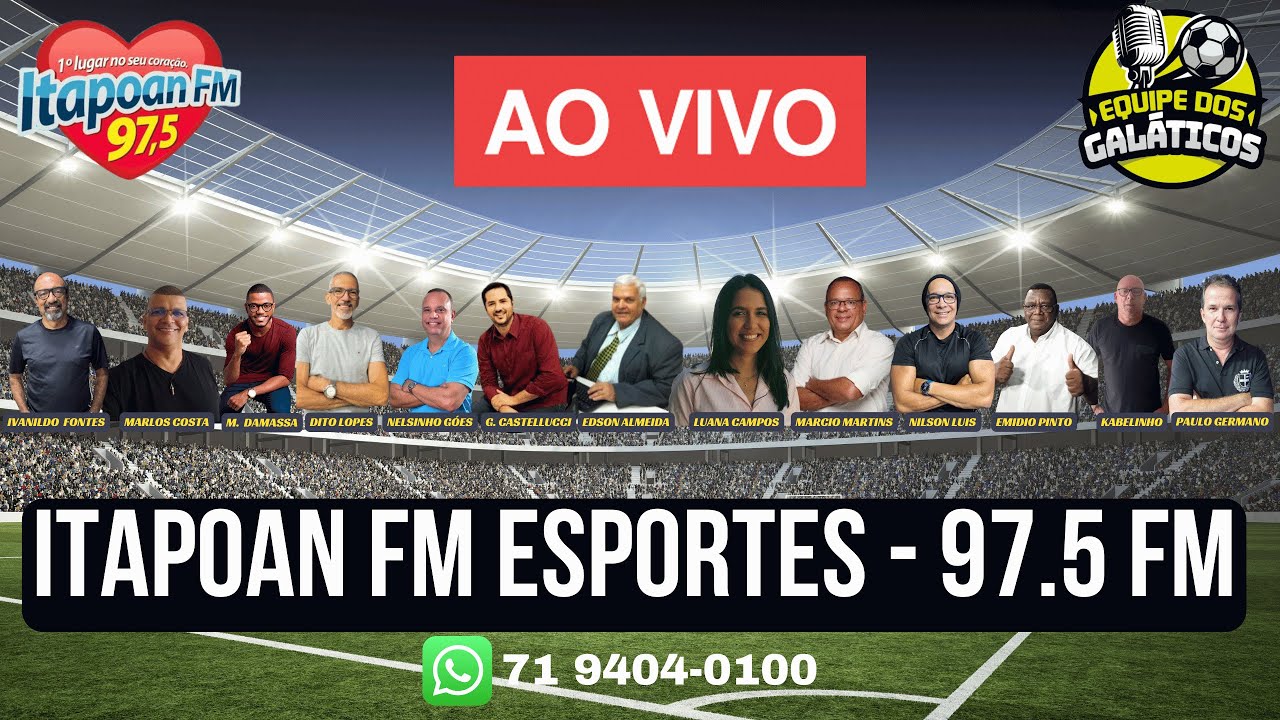 RESENHA DOS GAL&Aacute;TICOS NA ITAPOAN FM - 97.5 (2/10/25)