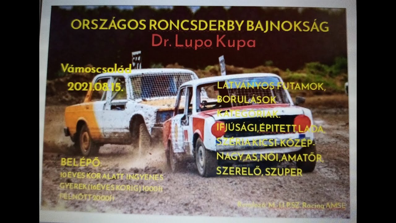 Roncsderby OB 2021 Vámoscsalád összefoglaló