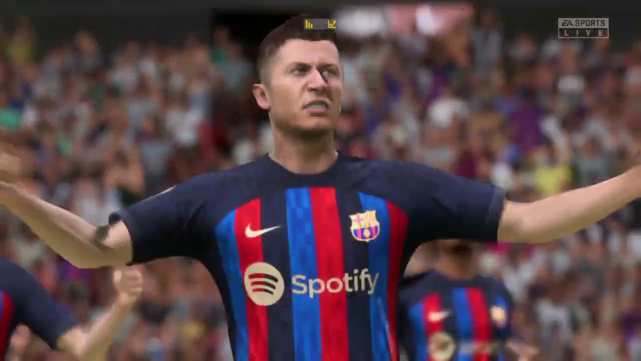 A Beautiful Goal By Robert Lewandowski | FIFA 23