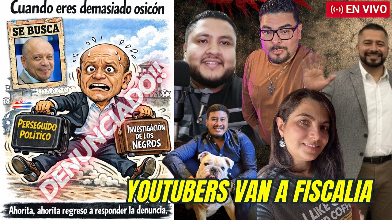 Youtubers llegan a la FGR contra Marvin Aguilar ¿Por qué la oposición sale a cubrirlo?