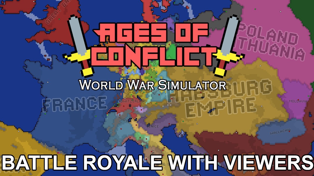Ages of Conflict World War Simulator battle royale with viewers