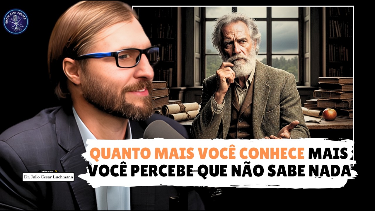A medida que subimos a pirâmide do conhecimento entendemos que ainda precisamos aprender muito.