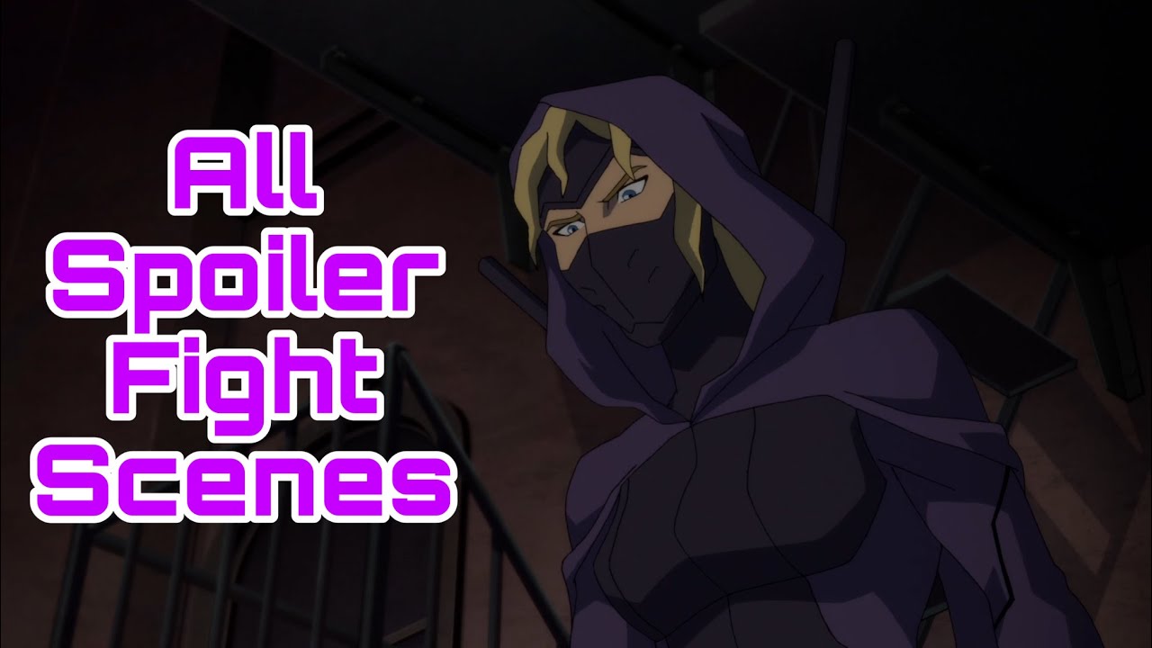 Spoiler (Stephanie Brown) Fight Scenes - Young Justice