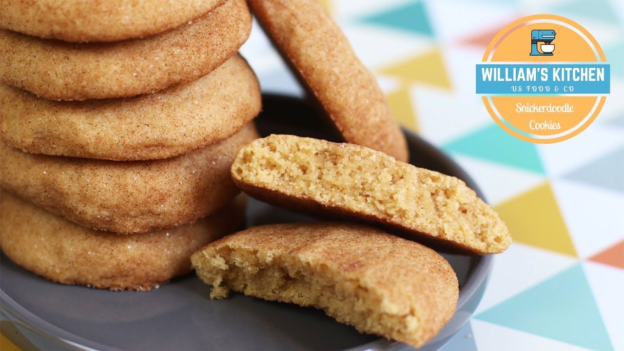 Cookies d'Automne goût Cannelle (Snickerdoodle) | William's Kitchen