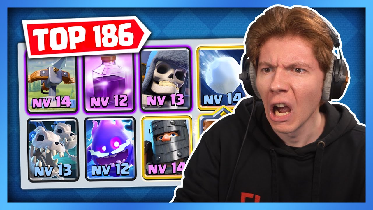 JE TESTE LES DECKS du TOP 200 MONDE (il y a des trucs chelous) !! - Clash Royale