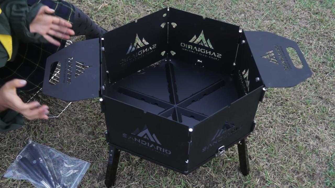 ¿Cómo monta Sandiario Asador Hexagonal Ajustable de Acero ?