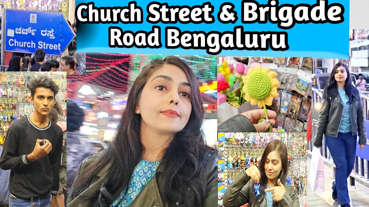 Most popular place in Bengaluru 😍 | Church Street & Brigade Road Vlog | Bengaluru Street Shopping 🛍️
