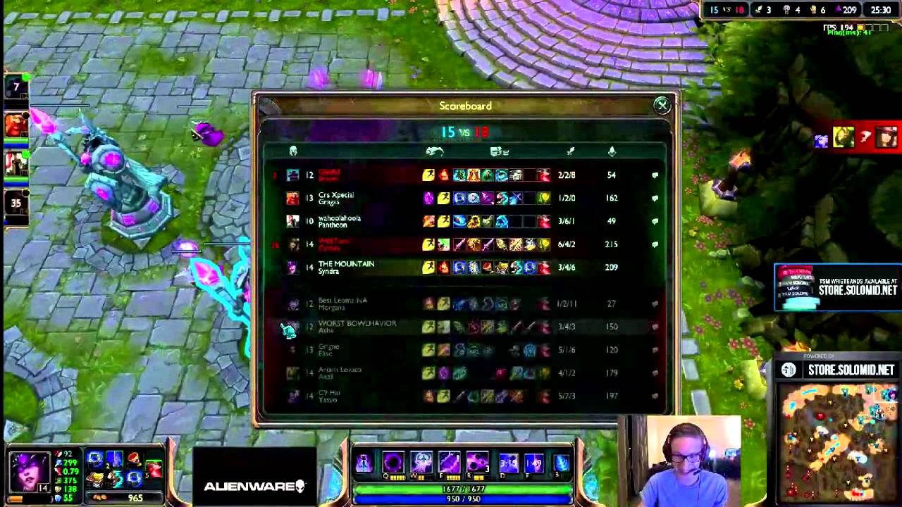 Wildturtle getting bullied by Bjergsen and Gleeb