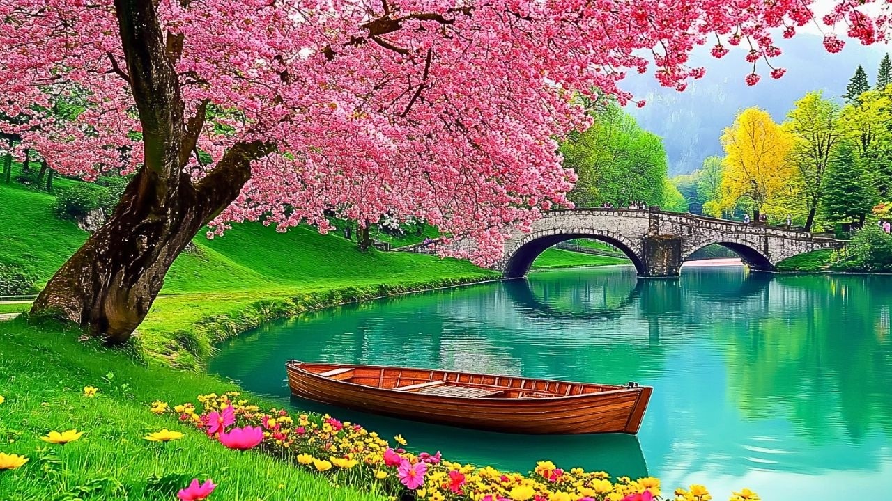 All your worries will disappear if you listen to this music🌸 Relaxing music calms your nerves