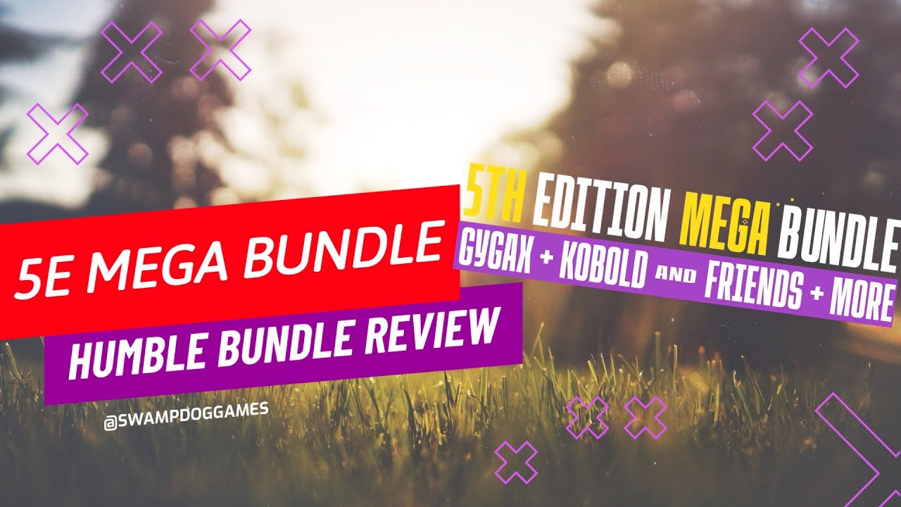NEW MEGA #5E DUNGEONS AND DRAGONS #HUMBLEBUNDLE #REVIEW ⚔ #osr #dnd #dnd5e