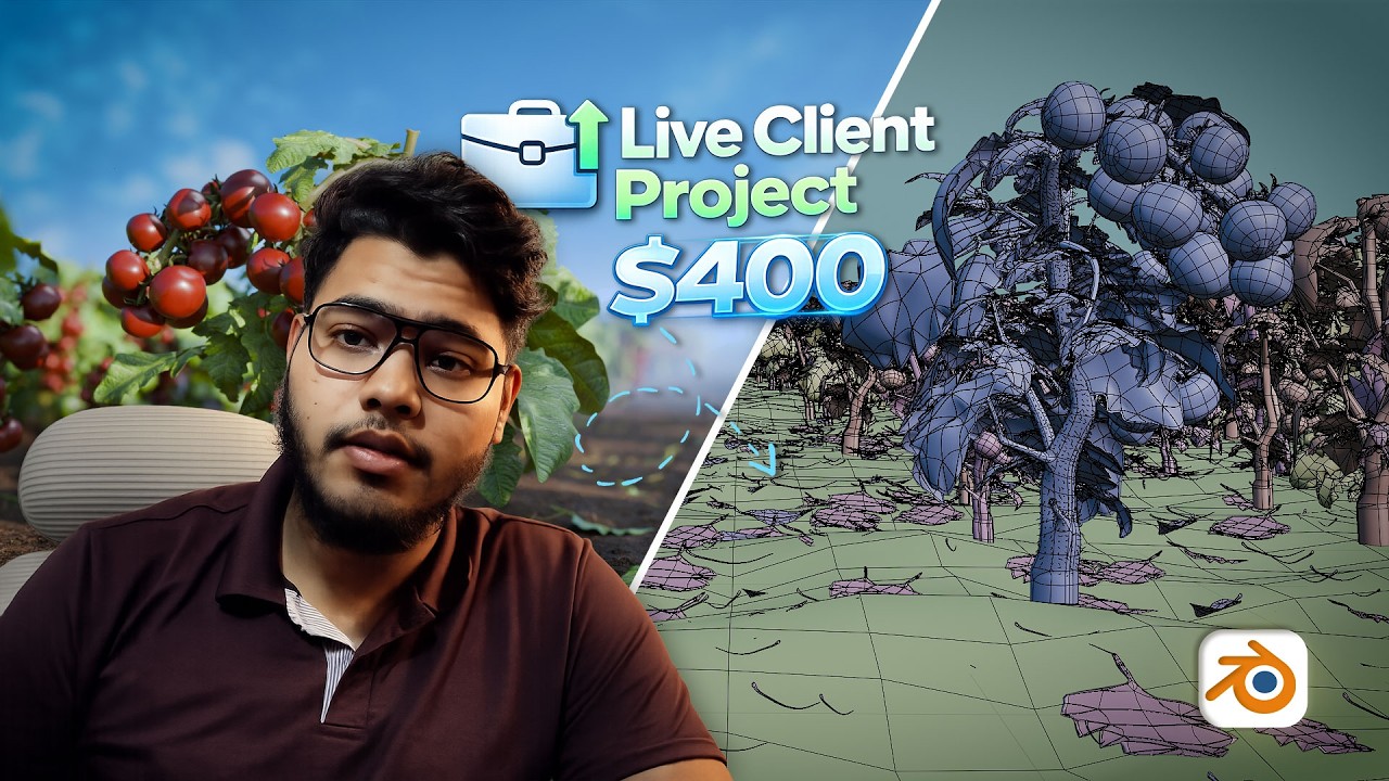 I Worked on a $400 Live Client Project (Full 3D Animation Breakdown)