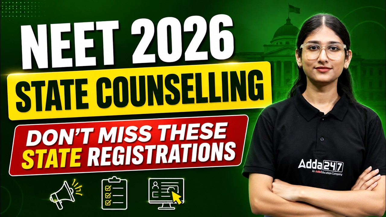 NEET COUNSELLING 2026 : Start ho chuke hai State Registrations ! State counselling