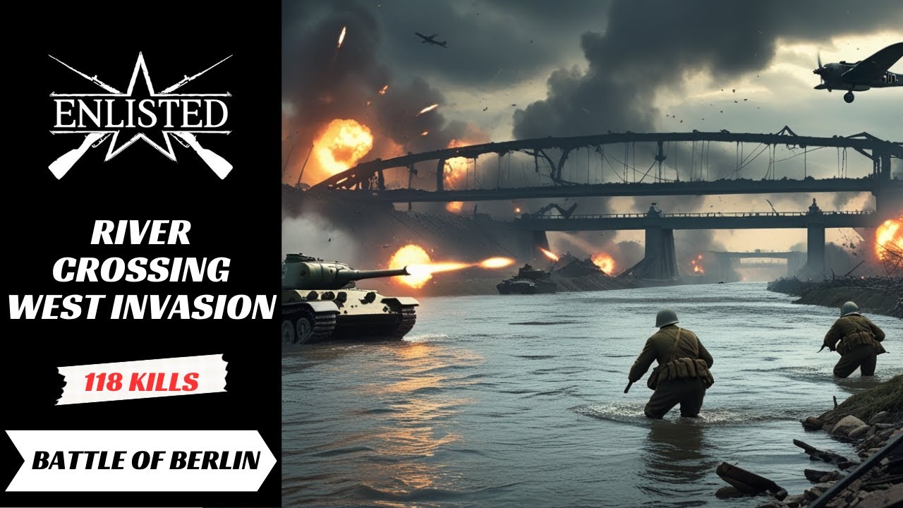 Enlisted PS5 Gameplay [4k 60fps] | No Commentary - German Army | River Crossing West Invasion