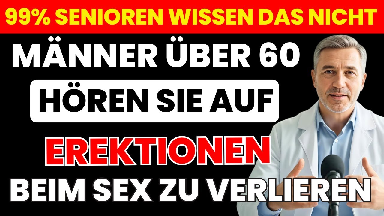 Männer über 60: Warum Erektionen beim Sex verschwinden | Senioren Gesundheit