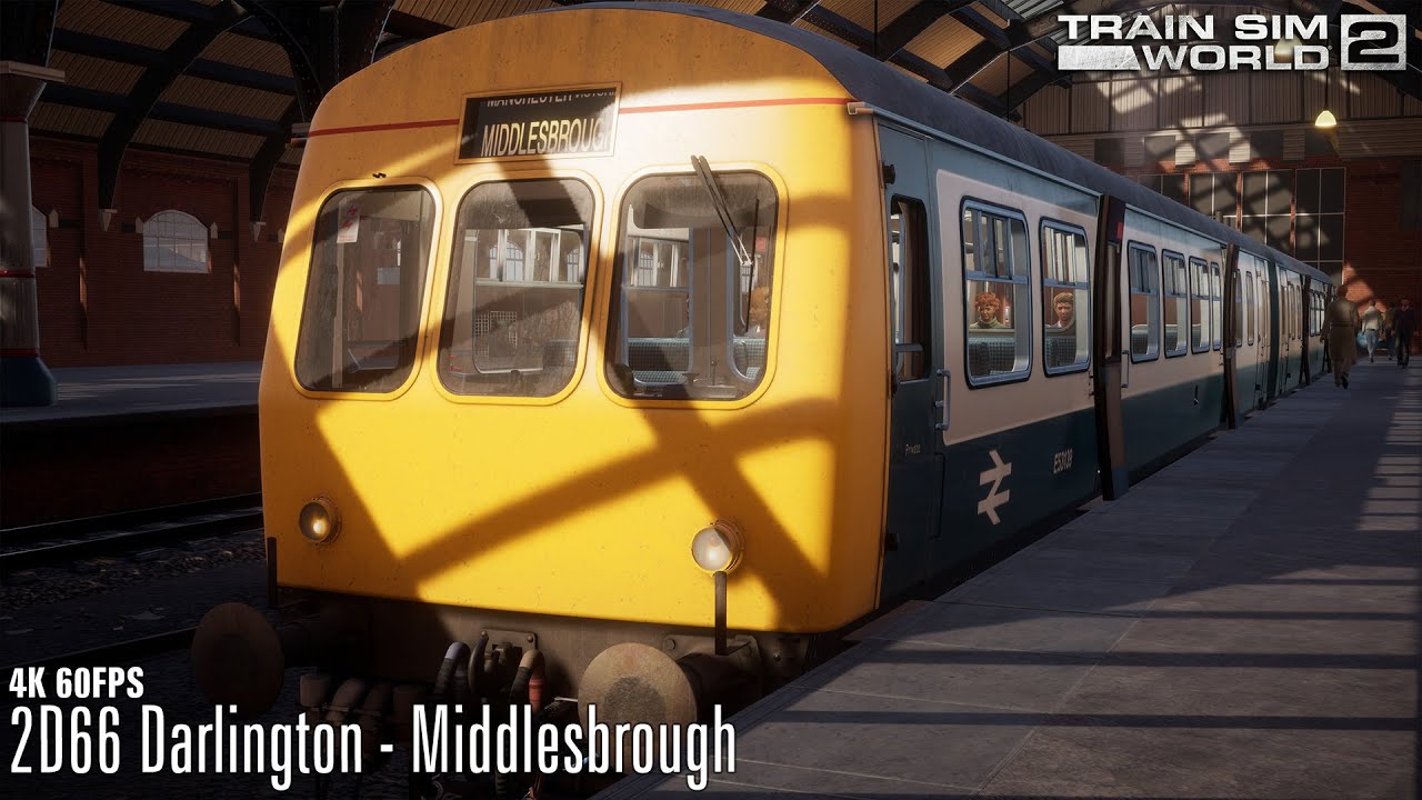 2D66 Darlington - Middlesbrough - Tees Valley Line - Class 101 - Train Sim World 2