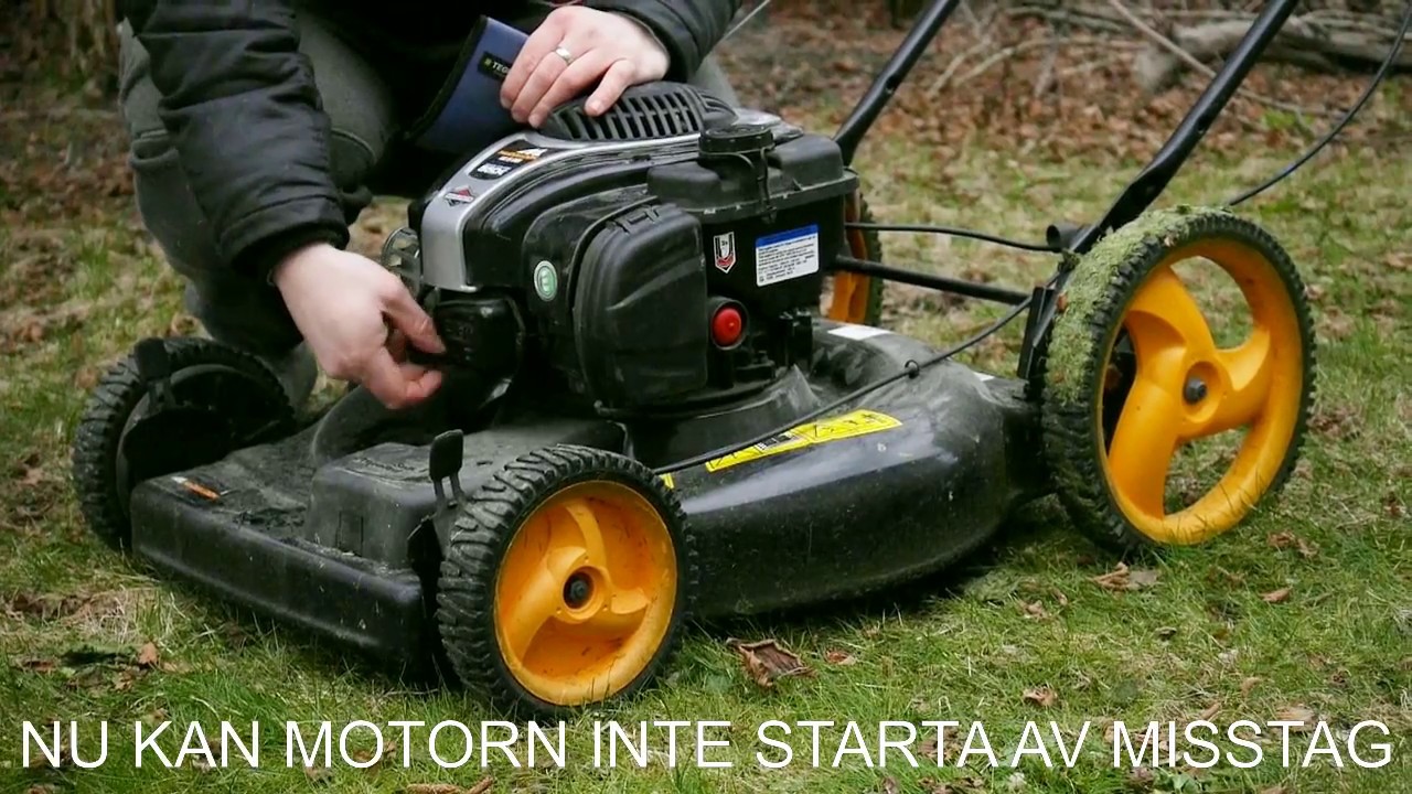 Hur man byter kniv på en gräsklippare