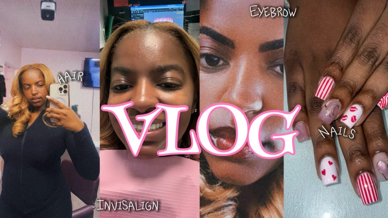 VLOG | Maintenance Olympics : Hair, Nails, Brows & Final Invisalign . Are They Finally Straight?