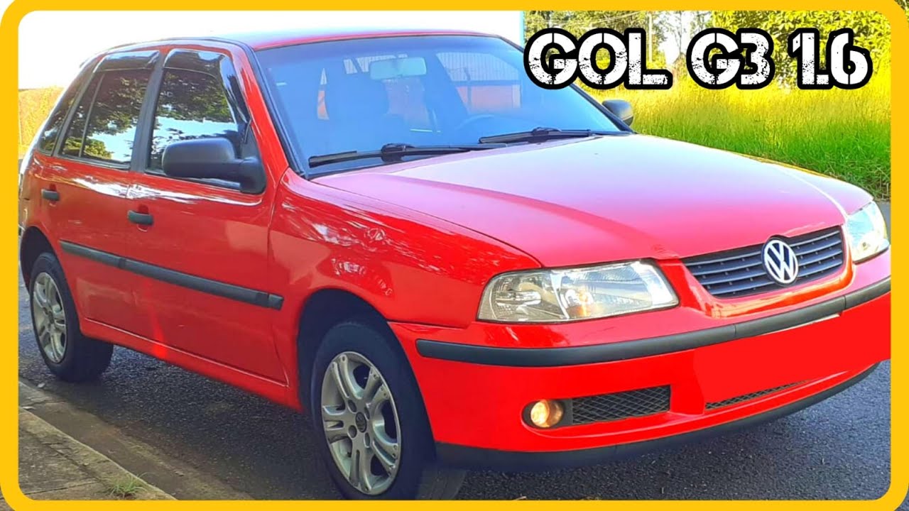 GOL G3 - ANO 2002 - MOTOR 1.6 AP - ORIGINAL A ÁLCOOL. MEU GOL G3