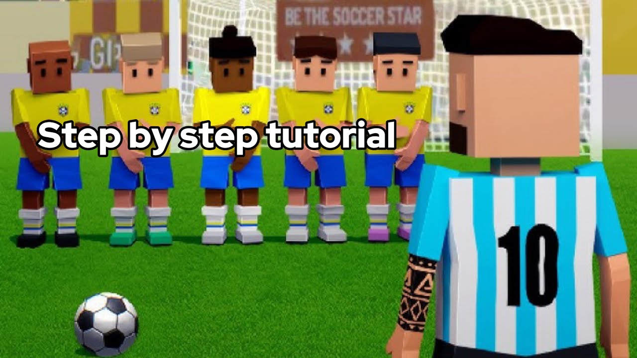 Step by step tutorial on how to be a pro mini soccer star player