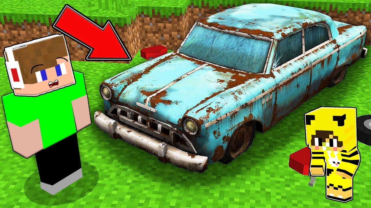MEGTALÁLTAM APUKÁM ELHAGYATOTT AUTÓJA A MINECRAFT-BAN! 😱