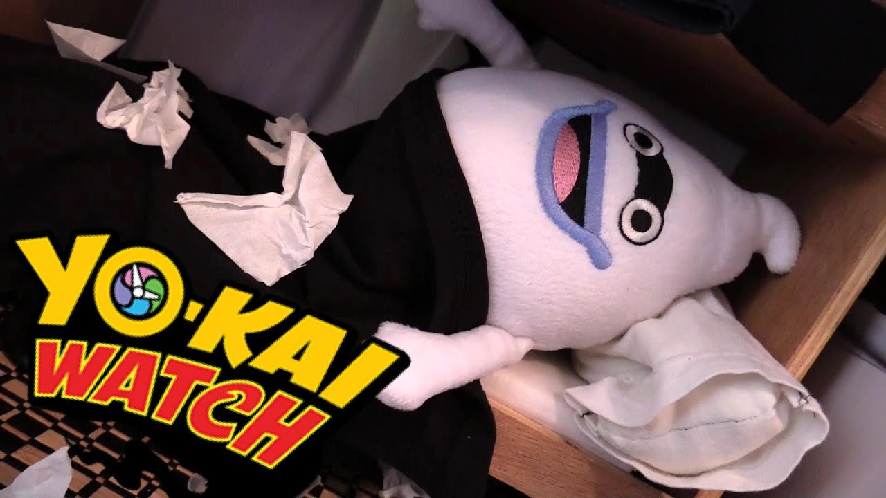 Yokai Watch plush - Episode 15  Whisper gets the Flu