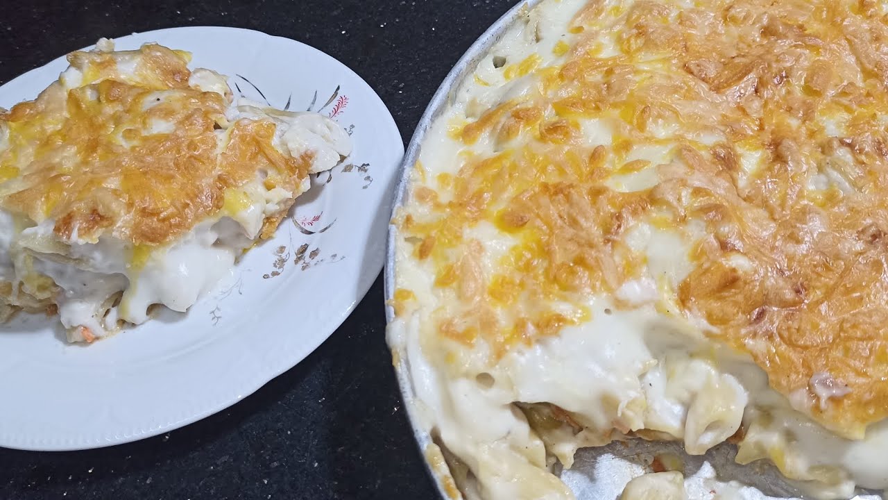 ماعنديش لحمه والعيال عايزين ياكلوا 🥮مكرونه بالبشاميل 👍👍🔔🔔🥮