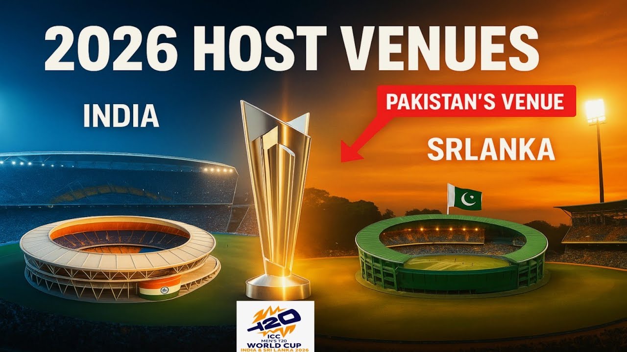 Host venues of T20 Worldcup 2026 | Cricket Stadiums for ICC T20 World cup 2026